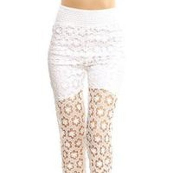 Crochet Lace Pant - Picture 1 of 4